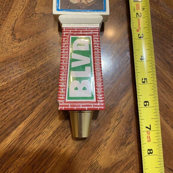 Boulevard Brewing Hibiscus Gose Beer Tap Handle BLVD Mancave Craft Beer - Picture 7 of 7